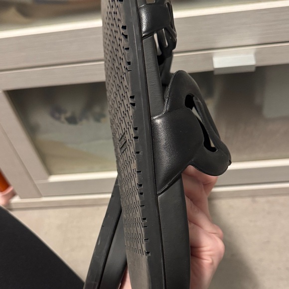 Hermes “extra” black leather sandals - Picture 8 of 8